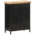 vidaXL Buffet 60x30x76 cm Bois de manguier brut