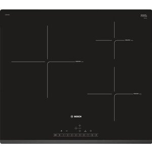 Bosch pij631fb1e - table de cuisson a induction - 3 zones - 7400w - l59 2 x p52 2cm - revetement verre - noir