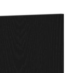 Cabeça de cama vidaXL Chêne noir 200x1 5x80 cm Bois d'ingénierie