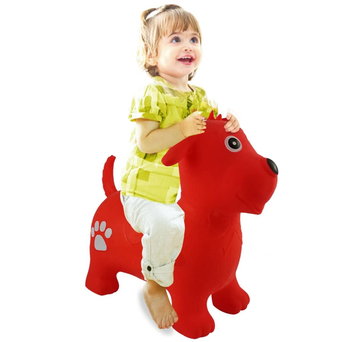 Jamara cheval jouet rebondissant avec pompe marron - La Poste