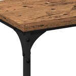 vidaXL Table console Bois vieilli 200x29x75 cm Bois reconstitué