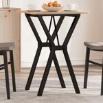 vidaXL Pieds de table à manger cadre en Y 40x40x73 cm fonte