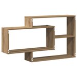 vidaXL Étagère murale chêne artisanal 104x20x58 5 cm bois d'ingénierie