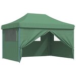 vidaXL Tente de fête 279 x 410 x 315 cm Vert Tissu Oxford