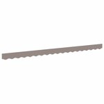 vidaXL Lambrequin de rechange pour 4 m Gris clair Polyester