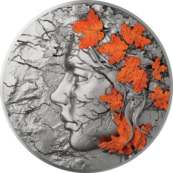 Monnaie WHISPERS OF THE MAPLE AUTUMN Cuivre 2000 Francs Cameroon 2025