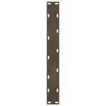 vidaXL Pieds de table basse en acier naturel 2 pièces 60 x (42-43) cm Acier