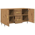 vidaXL Buffet chêne artisanal 100x36x60 cm bois d'ingénierie