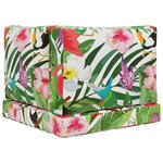 vidaXL Coussin de canapé d'extérieur 3 Pièces coloré Polyester