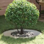 vidaXL Anneau d'arbre plat Ø40/70 cm en acier galvanisé