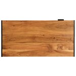 vidaXL Table basse 110x55x40 cm bois massif d'acacia