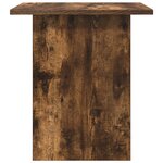 vidaXL Table de chevet Chêne fumé 41 x 40 x 45 cm Bois d'ingénierie
