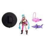 League of legends - figurine 10 cm jinx officielle - 6062258 - avec 12 points d'articulation & accessoires - jouet collection