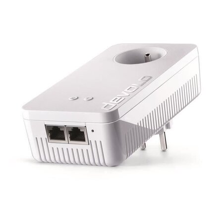 DEVOLO CPL Wi-Fi 1200 Mbit/s, 2 ports Gigabit Ethernet, Prise Intégrée Modele 9384 dLAN 1200+ Wifi ac