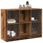 vidaXL Buffet vieux bois 102x37x75 5 cm bois d'ingénierie