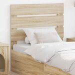 vidaXL Tête de lit Chêne Sonoma 100 cm Bois d'ingénierie