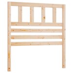 vidaXL Tête de lit 81x4x100 cm Bois massif de pin