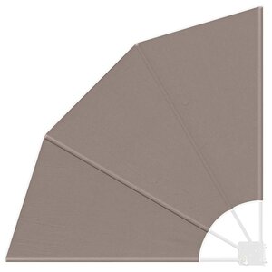 vidaXL Écran de confidentialité pour balcon Taupe 115 x 115 cm tissu