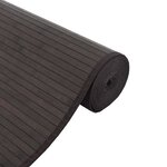 vidaXL Tapis rectangulaire marron foncé 60x300 cm bambou