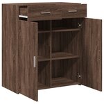 vidaXL Buffet chêne marron 80x42 5x93 cm bois d'ingénierie