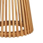 vidaXL Table de jardin pour repas Marron 70 x 70 x 75 cm