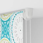 vidaXL Store enrouleur de douche 60x240 cm largeur du tissu 56 cm
