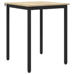 vidaXL Table de salle à manger / Table de repas MÉTAL