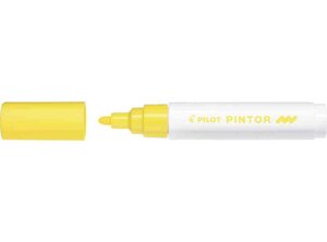 Marqueur à Pigment PINTOR pointe Moyenne Jaune PILOT