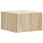 vidaXL Cabinet de chevet mural Chêne Sonoma 33 x 34 5 x 20 cm