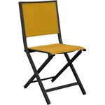 Chaise pliante en aluminium ida (lot de 2)