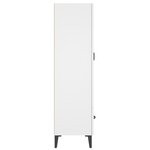 vidaXL Buffet haut Blanc 70x31x115 cm Bois d'ingénierie