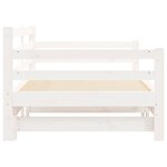 vidaXL Lit de jour et lit gigogne sans matelas 90x200 cm bois massif