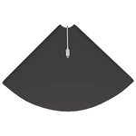 vidaXL Étagère Murale avec étagère 2 Pièces Noir 18 x 18 x 2.3 cm