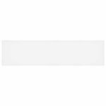 vidaXL Table de jardin pour repas Blanc 400 x 100 x 73 cm polyrotin