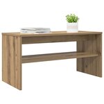 vidaXL Meuble TV Chêne artisanal 80 x 35 x 40 cm Bois d'ingénierie