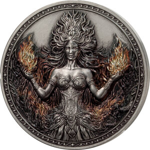 Monnaie FIRE Four Elements 1 Oz Argent 5 Cedis Ghana 2026 (PRÉCOMMANDE)