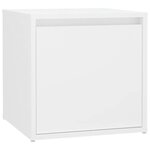 vidaXL Ensemble de meubles de couloir Blanc Bois d'ingénierie