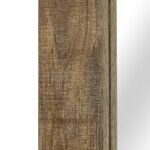 vidaXL Miroir Bois massif de manguier 50 x 110 cm