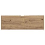 vidaXL Meuble sous lavabo Chêne artisanal 90x29x55 cm Bois d'ingénierie