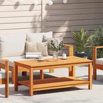 vidaXL Table basse Marron 70 x 40 x 45 cm Bois d'acacia massif