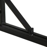 vidaXL Table basse 50x50x35 cm bois de manguier massif brut