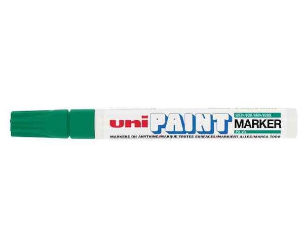 Marqueur Pointe conique moyenne PAINT Marker PX20 2 2 - 2 8mm Vert Foncé UNI-BALL