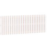 vidaXL Tête de lit murale Blanc 159 5x3x60 cm Bois massif de pin