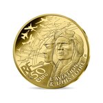 Rafale marine - monnaie de 50€ or 1/4 oz