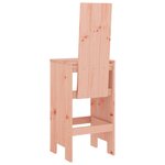 vidaXL Tabourets de bar 2 Pièces 40x42x120 cm bois massif douglas