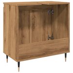 vidaXL Armoire de salle de bain chêne artisanal 58x33x60 cm