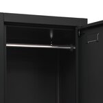 vidaXL Armoire à casiers Noir 38x45x180 cm Acier