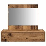 vidaXL Table de Toilette Marron 83 x 40 x 70 cm Bois d'ingénierie