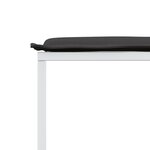 vidaXL Ensemble à manger de jardin avec coussins 17Pièces blanc textilène