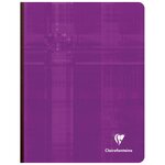 Cahier Broché Dos Toilé 17x22 cm 288p séyès 90g Couleur aléatoire CLAIREFONTAINE